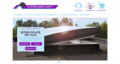 Desktop Screenshot of lichtkoepel.com
